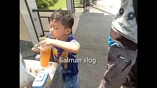 Salman vlog Ngawi 32 || Salman buka paketan tas sekolah baru😅