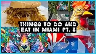 MIAMI FOOD TOUR: Eating at SIX more places on Day 3; Visited Little Havana and Wynwood!