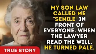 My Son-Law Called Me “Senile” In Front Of Everyone When The Lawyer Read The Will, He Turned Pale