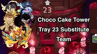 CRK Choco Cake Tower Tray 23 Substitute Team
