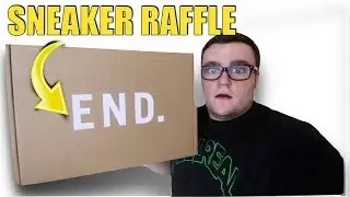 I WON A SNEAKER RAFFLE FROM END CLOTHING!! (DOUBLE UNBOXING)