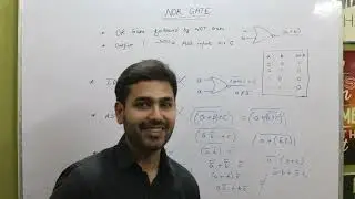 NOR Gate Universal Gate Truth Table, Properties & Proofs | Digital Electronics Chapter 2.1 GATE 2025
