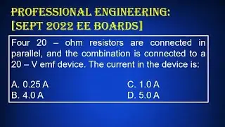 Professional Engineering: EE Boards September 2022