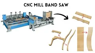 CNC Mill band saw for Solid Wood (Autofeed)