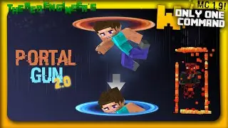 Minecraft - Portal Gun 2.0 in one command (1.9 command)