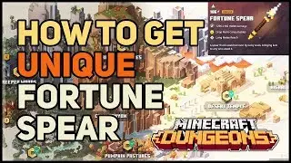 How to get Fortune Spear Unique Minecraft Dungeons