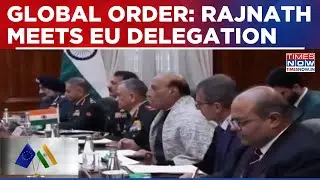 Rajnath Singh Meets EU Delegation As India, EU Near Free Trade Deal, Boost Defence Ties Talks
