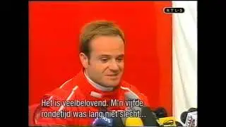 1999 December 1 - Rubens Barrichello 1st test for Ferrari @ Fiorano