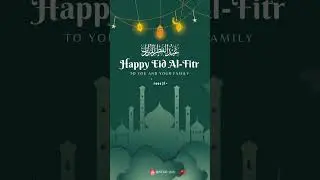 Happy Eid Al fitr #shorts #sfaouos
