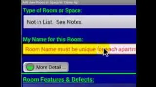 Adding a Room not in the Room Type Pick List
