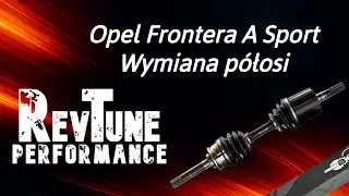 Demontaż p&oacute;łosi przednich - Opel Frontera A Sport 