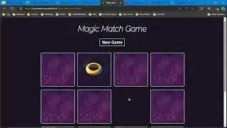 React Project | Magic Match Game Video | Create a Game Using React | React