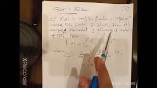 ch.5 Series of analytic function -Complex Analysis