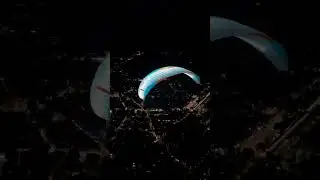 Paragliding In Night 😯😯😯😯#paragliding #skydiving #like #subscribe #himalayas#birbilling #moon
