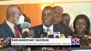 Verdict on Parliamentary quorum shows judicial support for Akufo-Addo&rsquo;s E-Levy - Minority