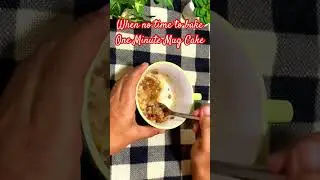 When No Time To Bake | One Minute Apple Cinnamon Mug Cake | #shorts #youtubeshorts #yt  @ComfyEating