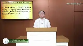 GOD&rsquo;S HOUSE BRINGS PROSPERITY (Wednesday, January 7, 2026) Pstr. Gonzalo Cruz