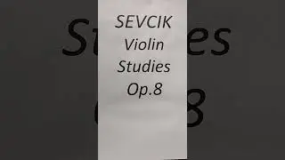 Sevcik Violin Studies Op.8 No.45