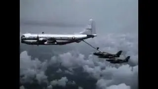 KC-97 Stratofreighter Refuel F-84 Thunderjets