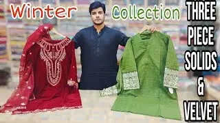 Pure Velvet & Cambric Cotton | ladies latest readytowear Winter Collection