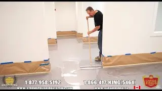 Metallic Silver Epoxy Floor Installation | #xps #epoxy #epoxyresin #epoxyflooring #metallicepoxy