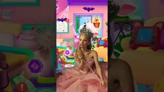 Glinda Makeover by My Talking Angela 2 #wicked #glinda #makeup #mytalkingangela2