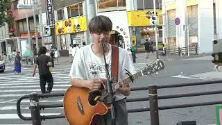 24.8.13 ＃バニラ（きゃない）＃きゃない　＃大輝　＃弾き語り　＃路上ライブ　　＠daiki__ikiad