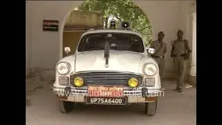 Etawah Police Station from days of Chambal dacoit gangs, raiding party set up, Ambassador car of SP
