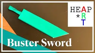 Quickie Origami - FF7 Buster Sword by Wilson Lee @HeapArt