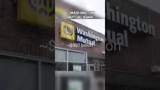 5 Largest Bank Failures in the U.S History 🇺🇲 #youtubeshorts #shortvideo #viral #trending #shorts