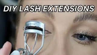 *AFFORDABLE* LASH EXTENSIONS AT HOME! | mikayla jade