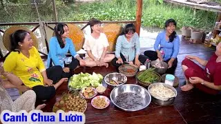 Chị Kim Loan đi Chợ Sẵn Mua Quần Áo cho Các Dì, Canh Chua Lươn với Cá Hú Kho Tiêu Ăn Hết Nồi Cơm#193