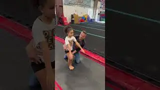 Scarlett at Ari's birthday party! #gymnast #scarlettgray #shorts