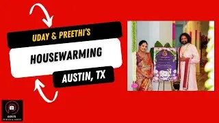 Uday & Preethi Housewarming Video Highlights | Liberty Hill, Texas | SRR | 4k | Drone | Akki's Video