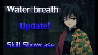 Roblox ╬Ro-slayer╬ Water breathing Update! lSkill Showcase l