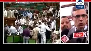 Clashes in J&K Vidhan Sabha