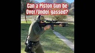 Can you under or over gas a piston gun? #dmr #adamsarms #m16