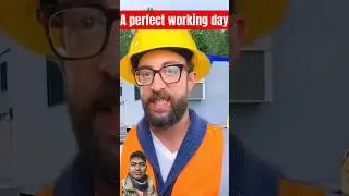 perfect working day🤣👷 #funny #excellentwork #satisfying #constructionchannel #woodworking  #memes