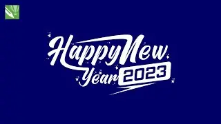 Happy New Year 2023 logo design on CorelDraw || FREE DOWNLOAD!!