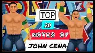 WWE Top 20 Moves Of John Cena WR3D MOD 2K23 V5