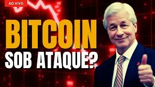 MANIPULA&Ccedil;&Atilde;O E ATAQUE? BITCOIN &Eacute; ALVO DO JP MORGAN 🚨
