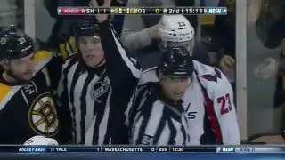 Zach Sill boards Adam McQuaid 1/5/16