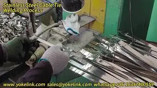 Stainless Steel Cable Tie Welding Process,Cable Ties Heavy Duty for Exhaust Repair, Cable Management
