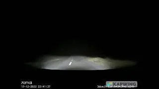 Ford Focus 2023 MK4.5 Pixel LED headlights on heavy fog
