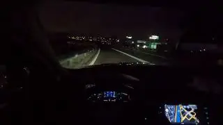 Night Drive in a Jaguar XE on the Highway |  POV Phonk Music for the Ultimate Relaxation PART 3/3