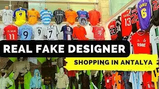 Can you spot a fake? Shopping in Lara Beach, Antalya, Turkey