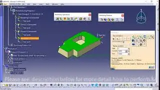 3 Axis Surface Machining in CATIA using Operation Oriented Machining