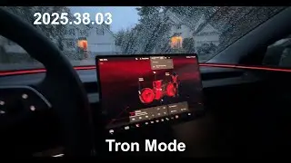 Что нового в Tesla 2025.38.3? Демо-версия Tron Mode, 3D-здания, видеорегистратор и секретные обно...