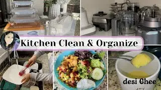 Productive Fullday Clean & Organize My House Kitchen Pantry Organization Ideas @soniastyleofliving
