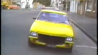 Melbourne Car Scene Mid 1980's. Car Meet Plus Burnouts in Carlton- Lygon Street and Bouverie Street.